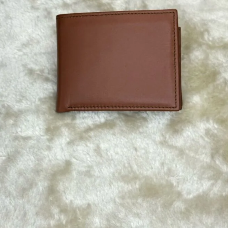Men Leather Premium Soft Tan Wallet – Slim